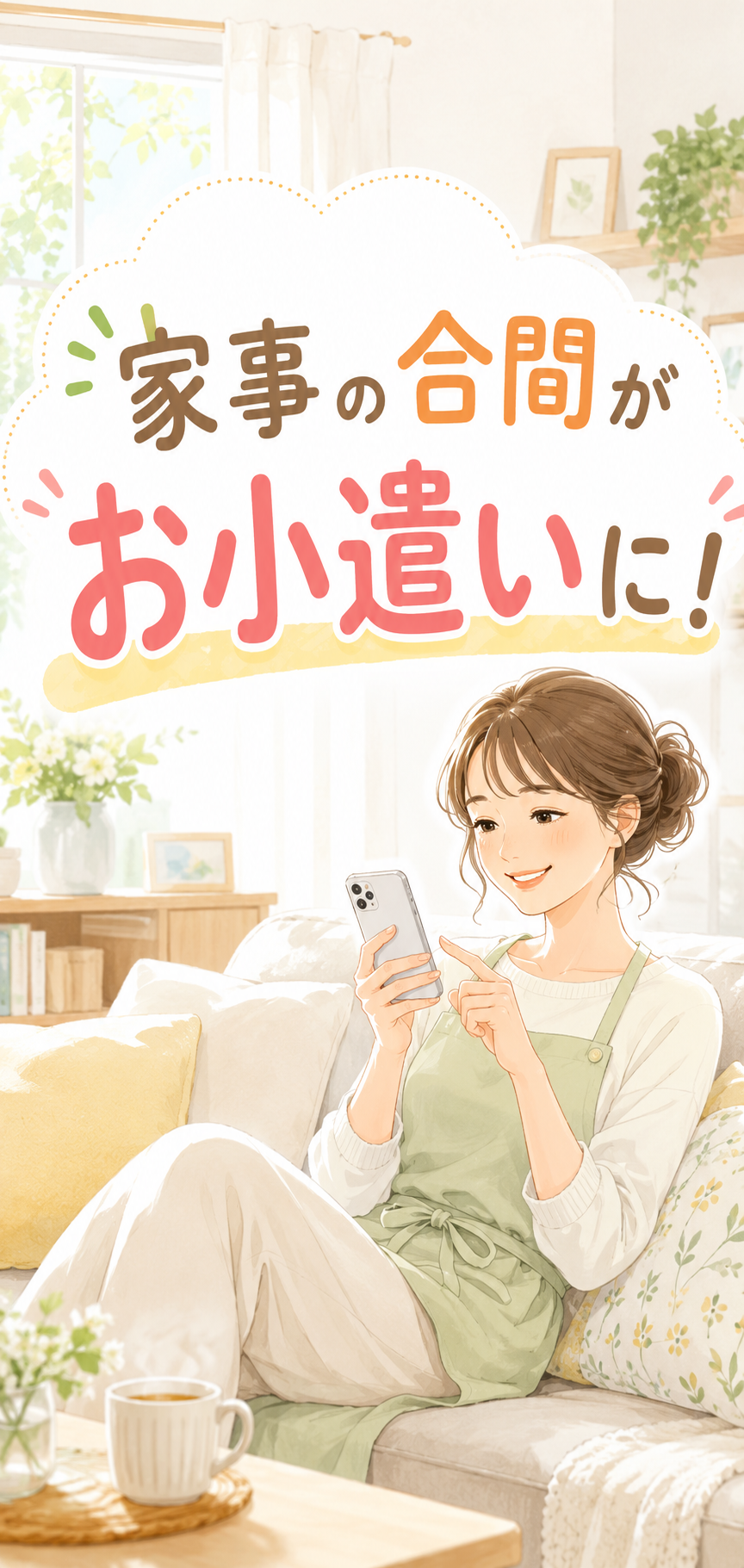 家事の合間がお小遣いに！